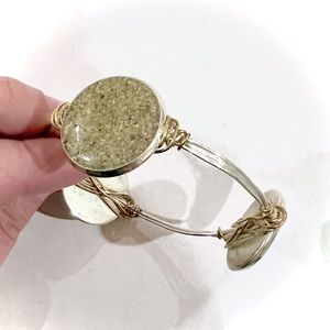 Sandstone Silver Bracelet